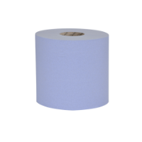 Raphael 2 ply blue towel roll, 200m, case of 6