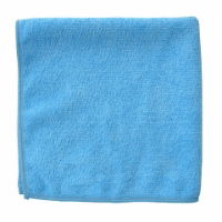 Microfibre cloth 40cm x 40cm, blue, 10