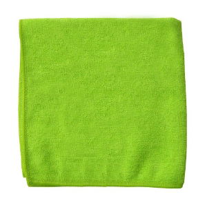 Microfibre cloth 40cm x 40cm, green, 10