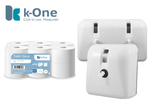 K-One Easiflush washroom dispensers