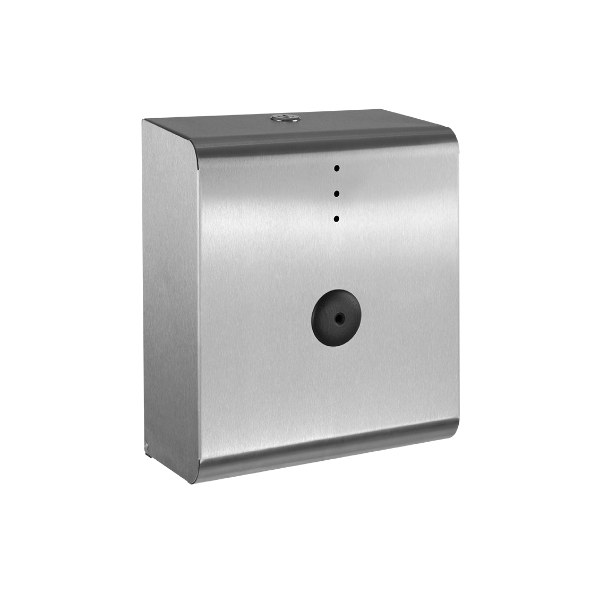 K-One stainless steel single roll toilet tissue dispenser