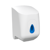 Centrefeed towel dispenser, blue window
