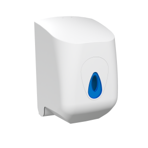 Centrefeed towel dispenser, blue window